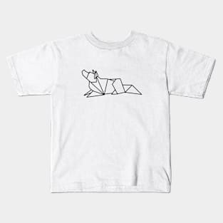 Origami Dog Kids T-Shirt